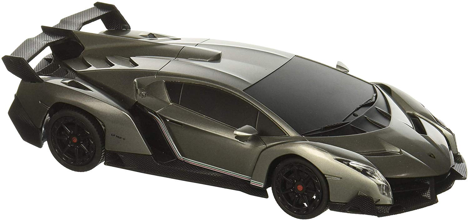 1/24 Scale Lamborghini Veneno Car Radio Remote Control Sport Racing Car RC,Silver