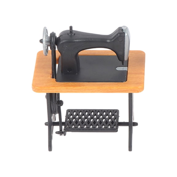 1/24 Scale Sewing Machine Model Figurine For Dollhouses Enthusiasts And Display Landscape Accessory Model Furniture