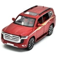 thumbnail image 1 of 1: 24 Suitable for Toyota Land Cruiser alloy die-casting metal car models, with sound, light, and rebound functions, children's toy car collection, boys' birthday gifts, 1 of 6