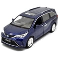 thumbnail image 1 of 1: 24 Suitable for Toyota SIENNA High Simulation Alloy Car Model Static Decoration Sound and Light Model Children's Toy Birthday Gift, 1 of 3