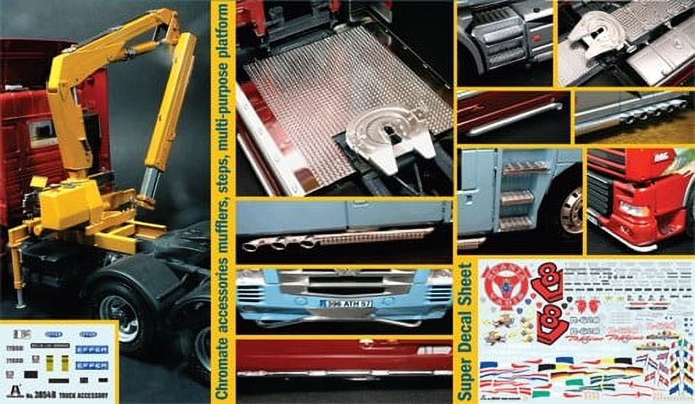 1/24 Truck Accessories Set II w/Pivoting Lifting Crane