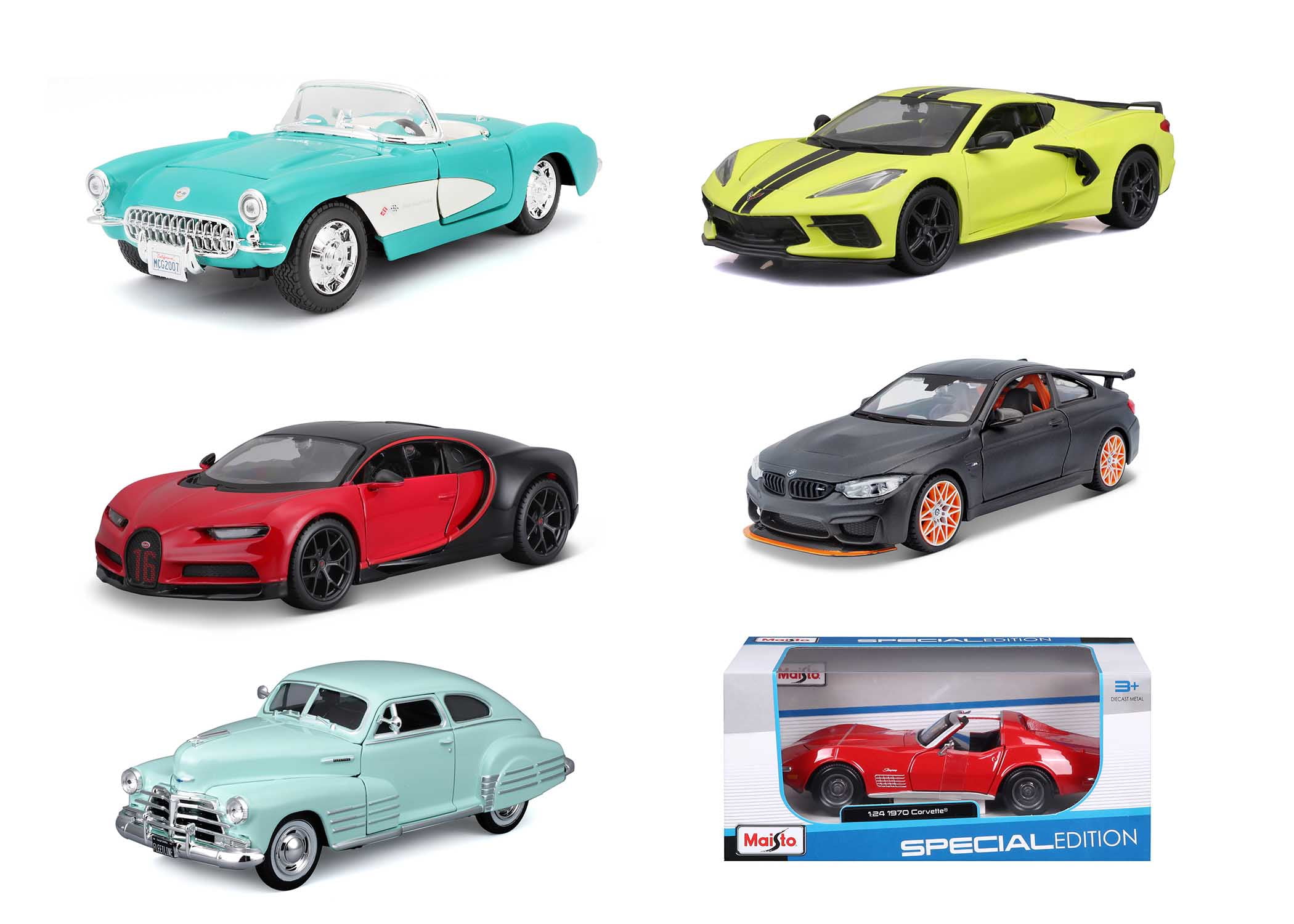 Maisto 1:24 Special Edition Collector Diecast Assorted Cars and