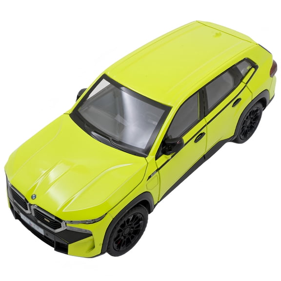 1:24 scale BMW XM alloy die-cast car model with opening doors, lights, sound and spring-back function. Boys' toy car, children's birthday gift.