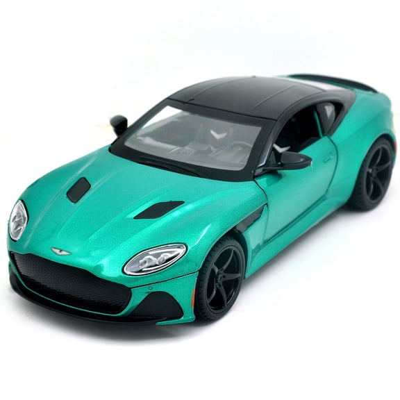 The 1:24 scale is suitable for Aston Martin DBS alloy die-cast car models, equipped with opening doors, lights, sound and spring-back function. Boys' toy cars, children's birthday gift toy cars.