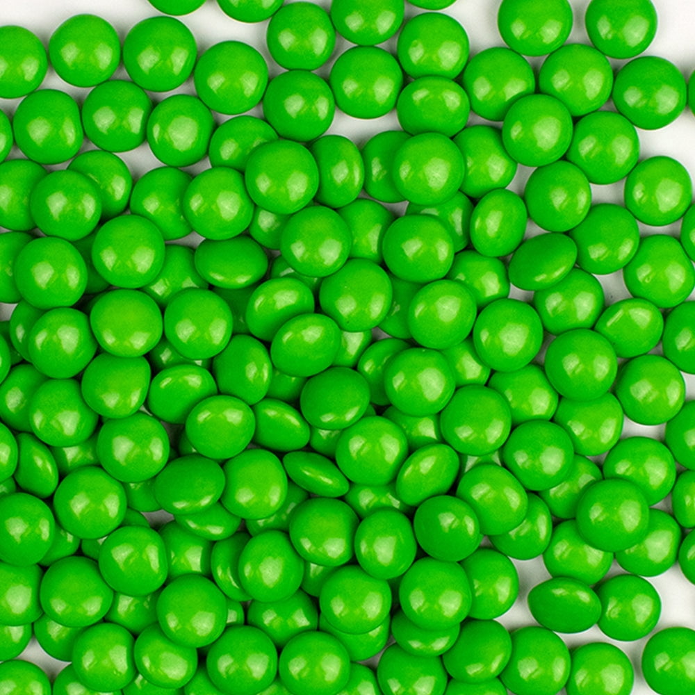 1,060 ct Green Bulk Chocolate Coated Gems For Parties, Gifting, Baking And Candy Buffets (2.5lb)