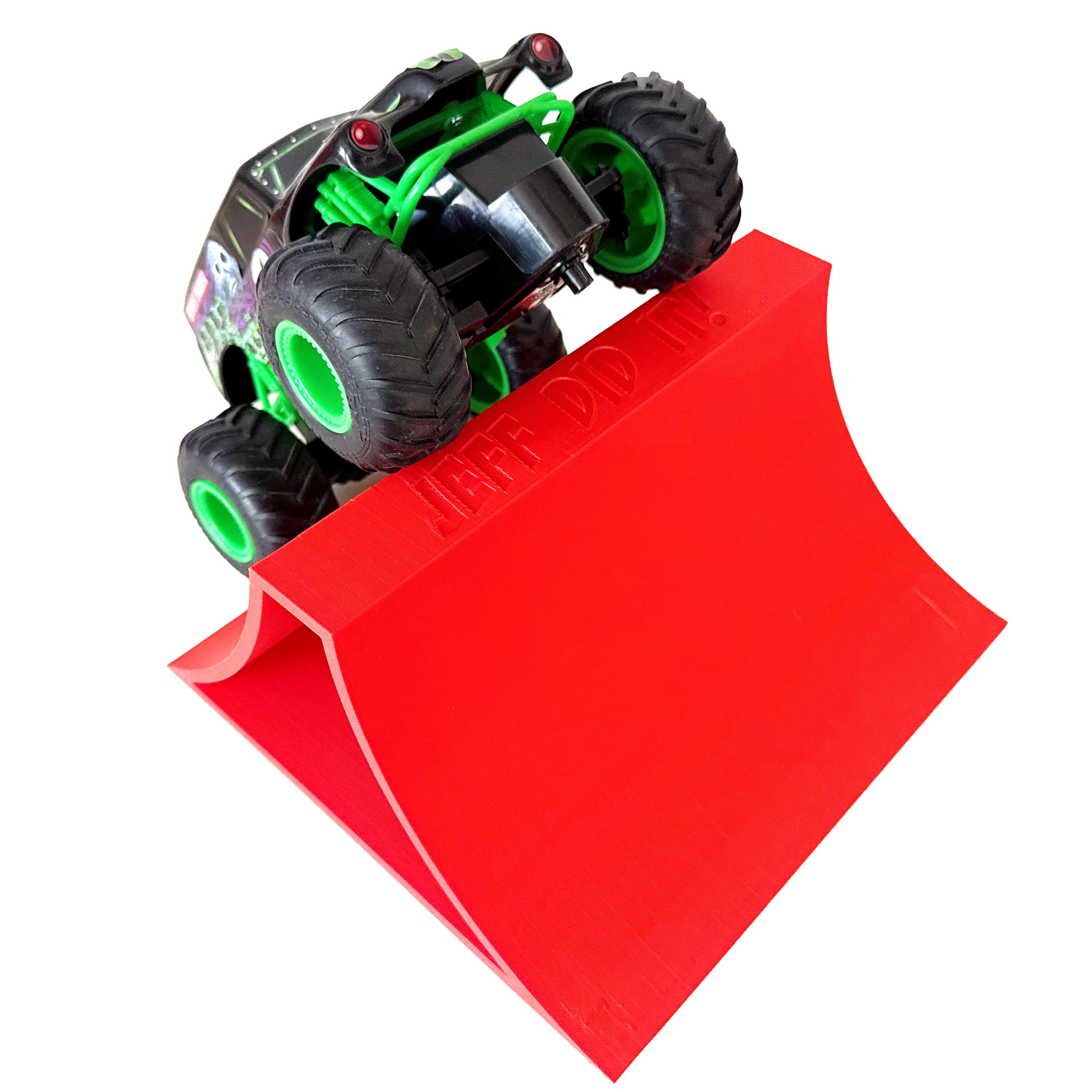1/24th Monster Truck Stunt Ramp Ramp B - Catch Big Air! - Red ...
