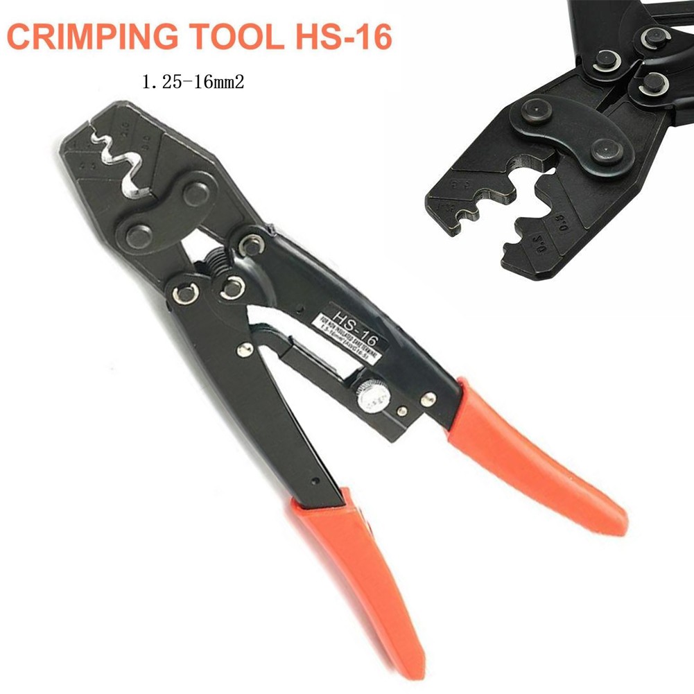 1.25-16Mm² Cable Battery Lug Plug Crimping Crimper Tool Terminal