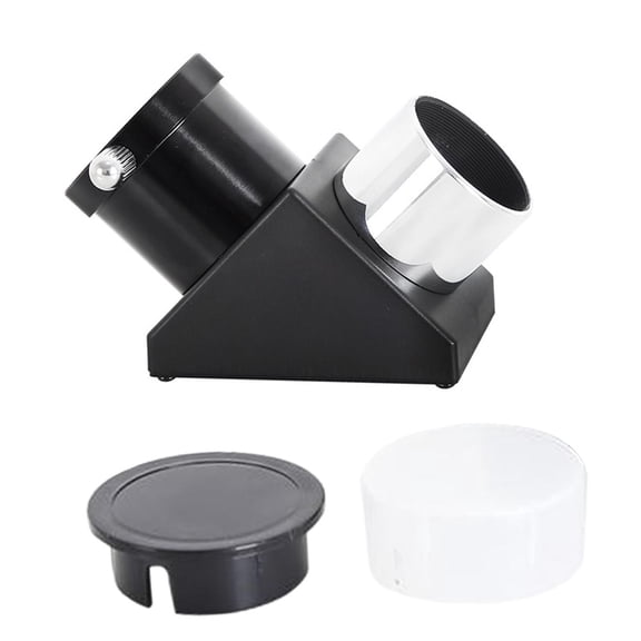 1.25" 90 Degree Telescope Diagonal Mirror | Heavy Duty Metal Star Diagonal For Refractor, Maksutov & SCT | Astronomy Eyepiece Accessory With Standard 1.25" Barrel