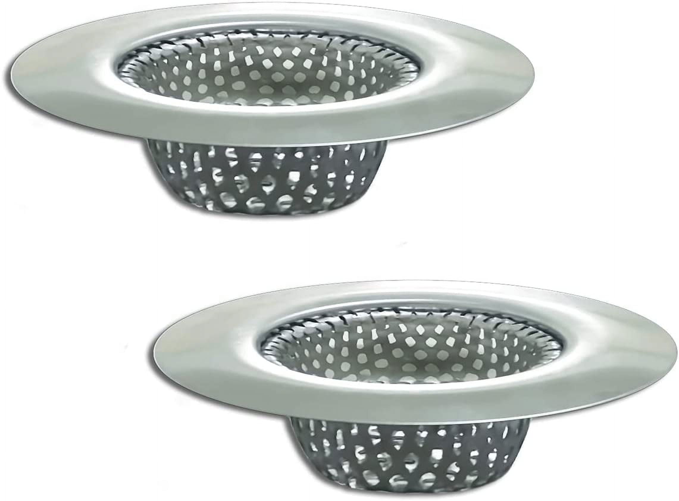 1.25" Bathroom Sink Strainers, 2PCS Drain Hair Catchers For Laundry, Mop Pool, Utility, Slop, Sink, Stainless Steel Drain Filter