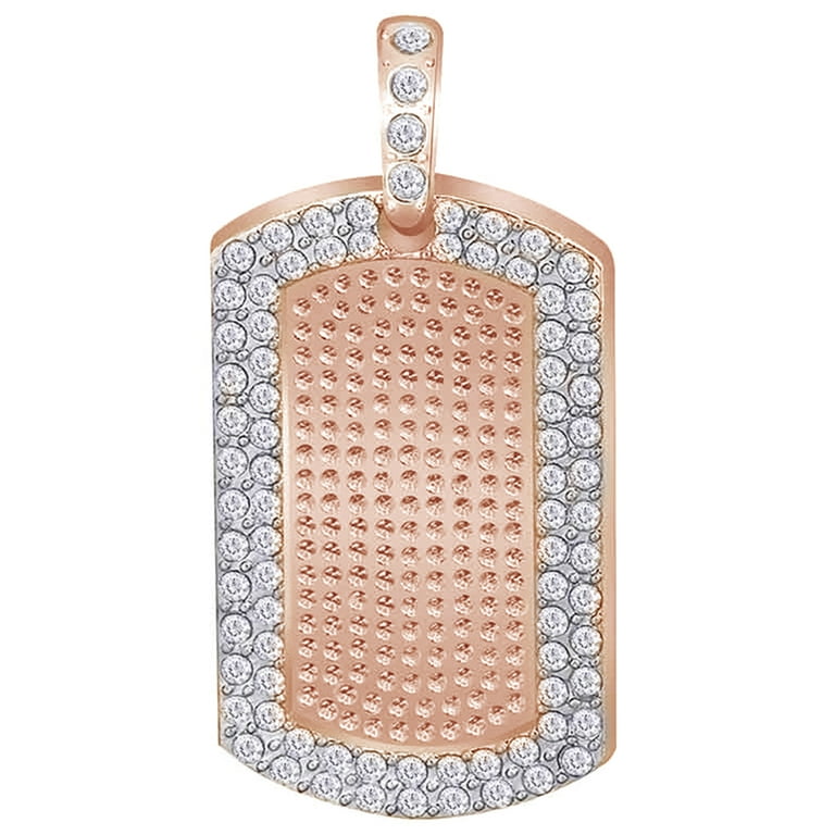 Iced out dog tags online