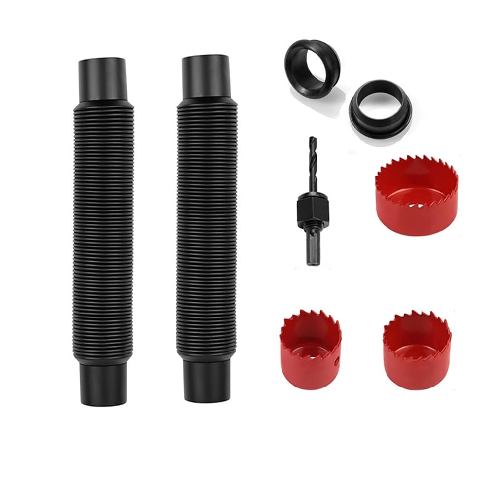 1.25" Diameter Rain Barrel Connector Hose Connect Downspout Diverter to Rainwater Barrel or Link 2 Rain Water Barrels to Store More Water for Home Garden Outdoor Chores