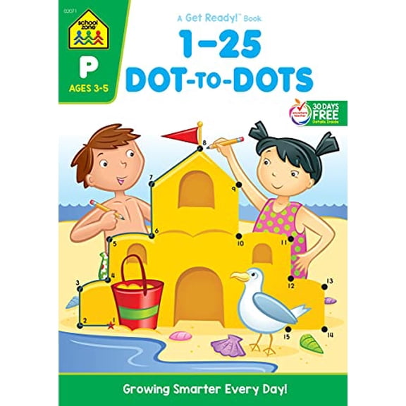 Pre-Owned 1-25 Dot-To-Dot: Preschool (A Get Ready Book Ages 3-5) Paperback