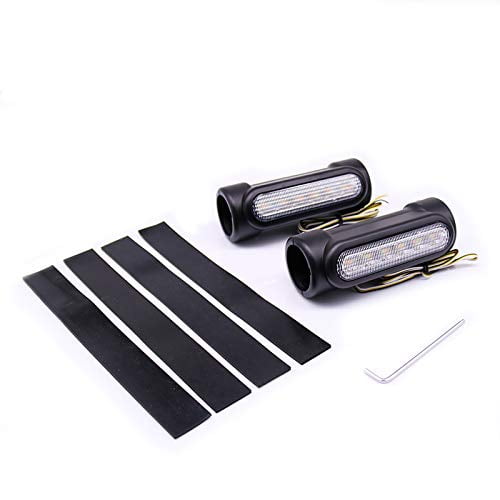 1.25'' Highway Protection Crash Bar Black Frame Driving Running Turn Signal Light For Cafe Racer Harley Victory