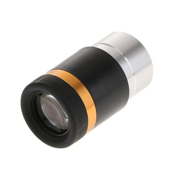 1.25 Inch 62-Degree Wide Angle 23mm Aspheric Eyepiece Fully Coated Lens For Astronomical Telescope (+Yellow)