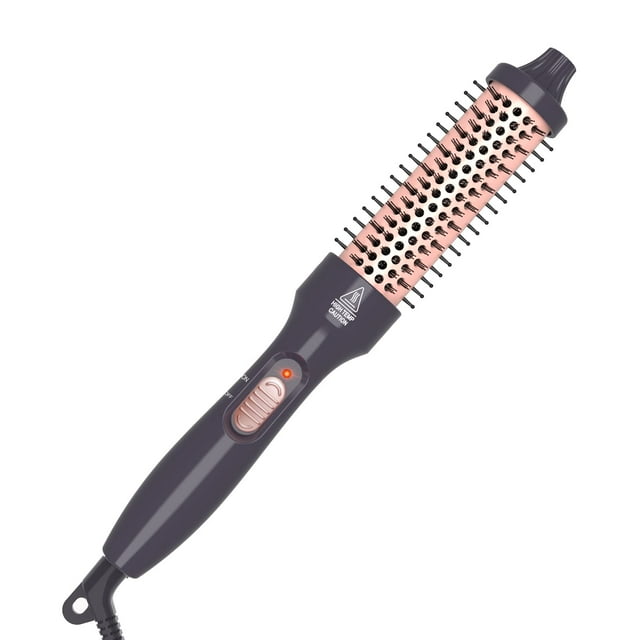 1.25 Inch Curling Iron Brush Ceramic 1 1/4 Inch Double PTC Heated Hair