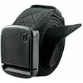 thumbnail image 1 of 1.25 Inch Elastic Stretch Belt with Adjustable Buckle, Unisex (XX-Large, Black), 1 of 7