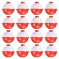 thumbnail image 1 of Uxcell 1.25" Fishing Bobbers 16 Pack Plastic Push Button Round Fishing Float, 1 of 7