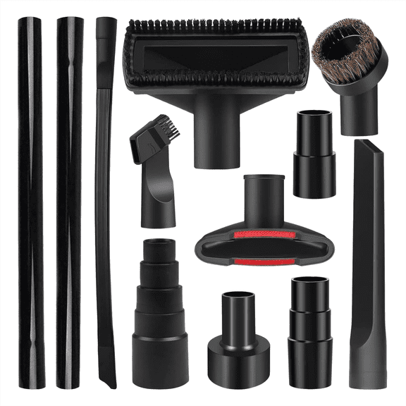 1.25 Inch Universal Vacuum Attachments Set with Crevice Nozzle Brush Extension, Multi-Function Cleaning Tools for Home Upholstery Car Interior, Dust And Pet Hair Removal