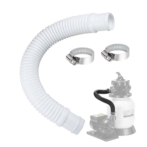 1.25" Pool Sand Filter Hose: Replacement Pump Hose for Above Ground Pools, Works with Saltwater Systems