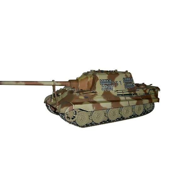 1/25 Scale WWII Jagdtiger Heavy Tank Destroyer 3D Paper Model Military Model Diecast Tank Model for Collection (Unassembled Kit)