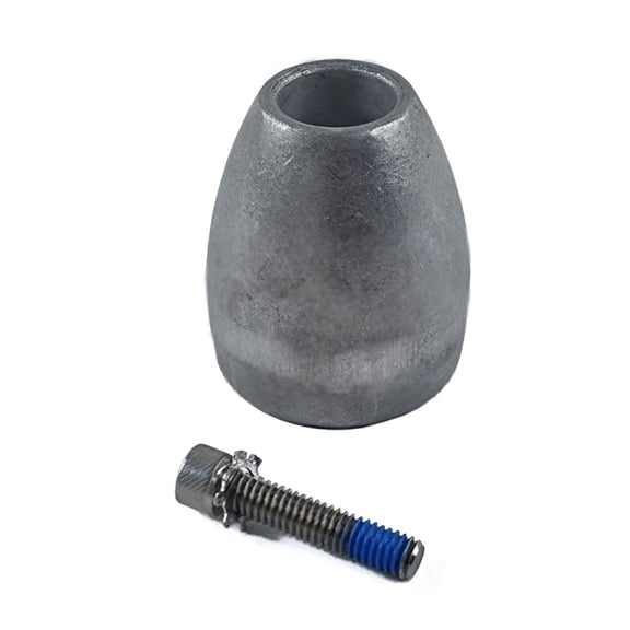 OEM Grade Prop Nut Zinc Anode Compatible with 1-1/4" 1.25" Bore Inboard Sterndrive I/O Sailboat Powerboat Propeller Shaft Collar Mil-Spec Corrosion PNDZC09