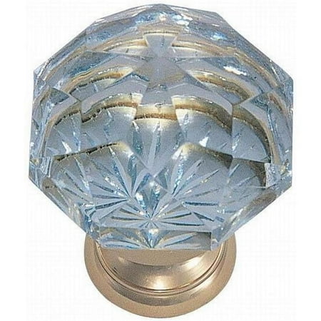 1.25 in. Diamond Cabinet Knob, French Antique Brass