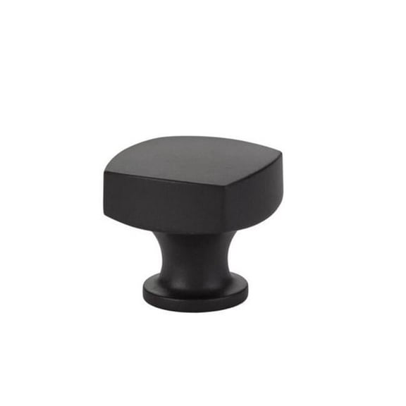 1.25 in. Freestone Cabinet Knob, Flat Black