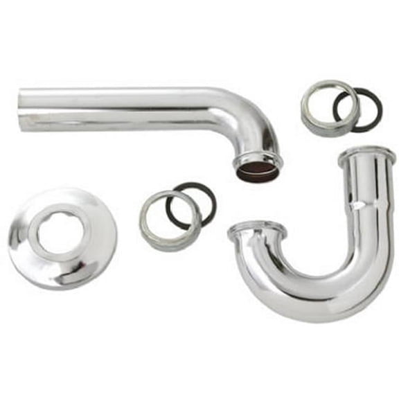 1.25 in. Master Plumber Chrome Lavatory P Trap