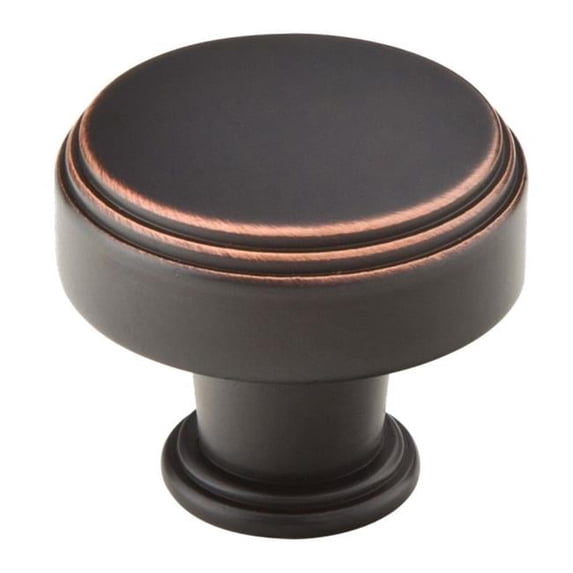 1.25 in. Newport Cabinet Knob Oil Rubbed, Bronze