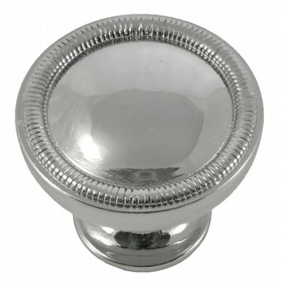 1.25 in. Polished Nickel Vanilla Border Knob