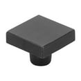 thumbnail image 1 of 1.25 in. Rustic Modern Square Knob, Flat Black, 1 of 1