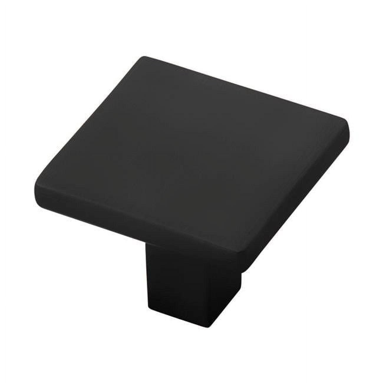 1.25 in. Square Knob for Drawers, Matte Black - Walmart.com