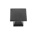 thumbnail image 1 of 1.25 in. Square Knobs with Screws, Matte Black, 1 of 1