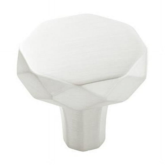 1.25 in. dia. Cabinet Knobs for Kitchen, Satin Nickel