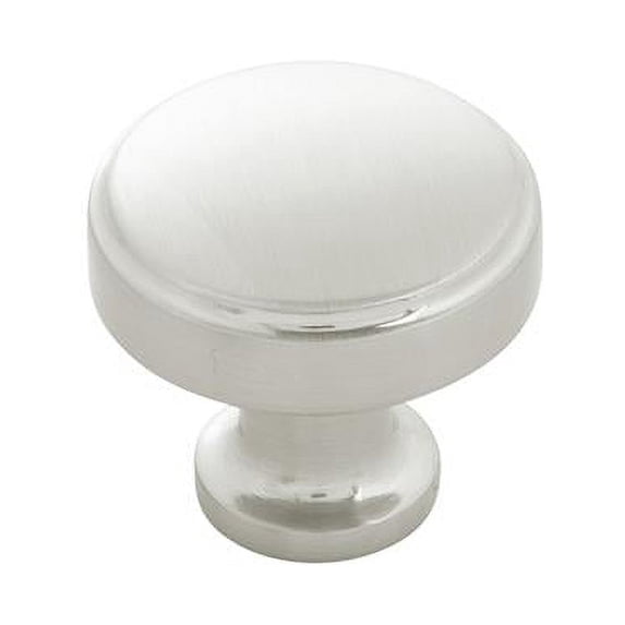 1.25 in. dia. Piper Collection Knob, Satin Nickel Finish