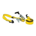 thumbnail image 1 of 1.25 in. x 14 ft. Yellow Tie Down with Ratchet - 1000 lbs, 1 of 1