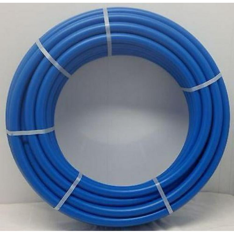 VEVOR Pex Tubing, 1 Pex Pipe 300ft Flexible Pex Hose Non Oxygen Barrier  Pex Tube Coil 80-160psi Pex Water Line Blue Pex Piping for Hot & Cold Water  Plumbing Open Loop Radiant