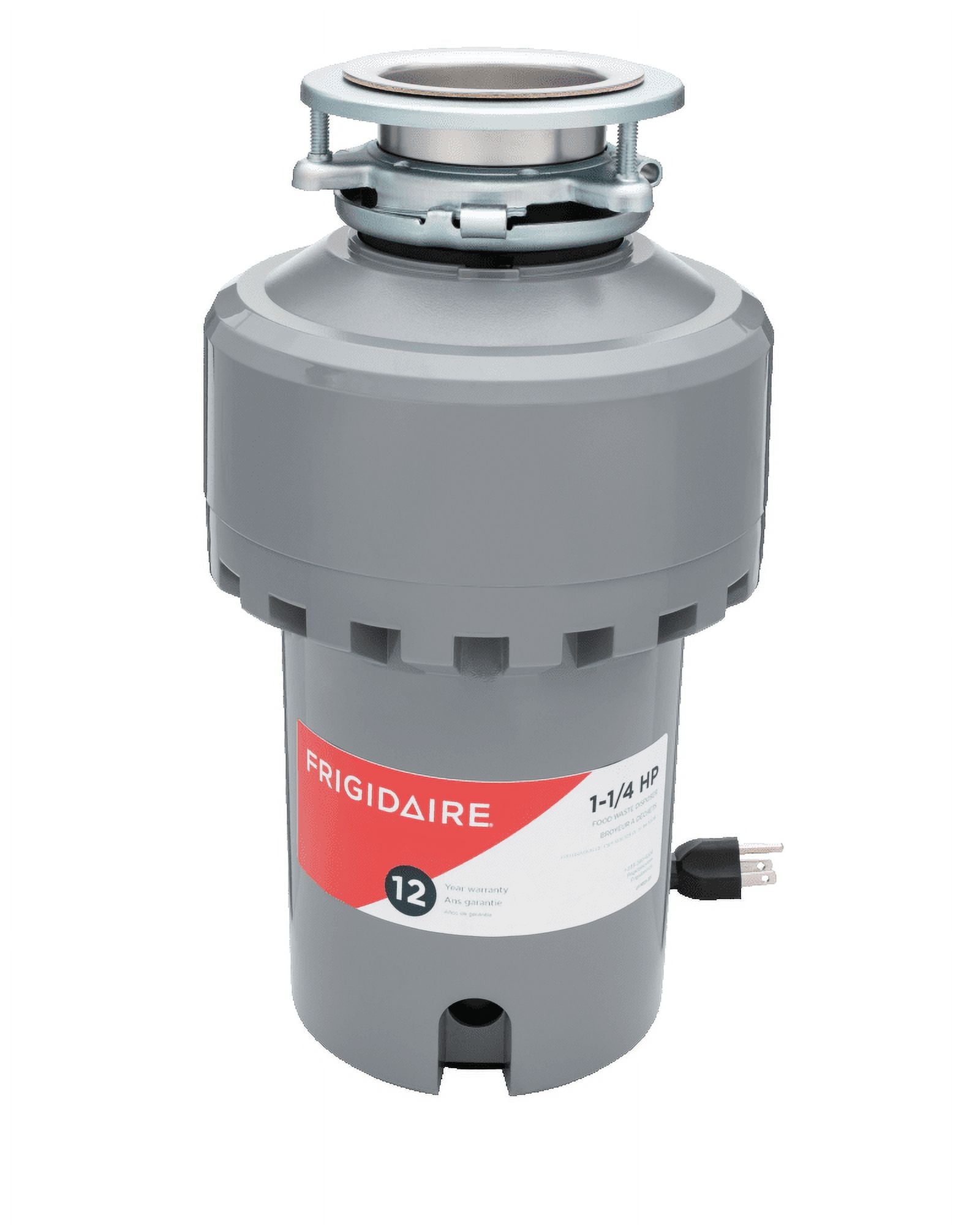 Frigidaire 1.25 HP Stainless Steel Continuous Feed Garbage Disposal