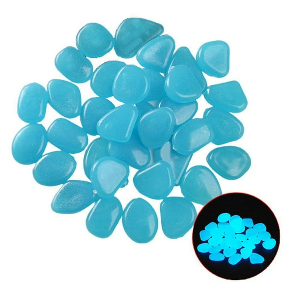 1*25Pcs Luminous Stones Clearance! Nomeni 25 Pcs Glow in The Dark Garden Rocks Pebbles Stones Luminous Garden Walkway, Home Decor Promotion Sale!
