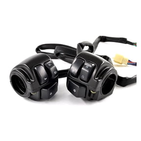 1" 25mm Motorcycle Handlebar Control Switch For Harley Dyna Softail Sportster V-Rod 1996-2012 Chrome/ Black Handle Switche