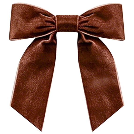 1.26" Velvet Pre-Tied Knot Bow | Oimcto Finished Velvet Bow for Christmas Tree, Wreath, Gift Packaging & Wedding DIY