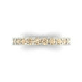thumbnail image 1 of 1.26 ctw Wedding Band for Women - 18K White Gold Natural Morganite Stackable Eternity Ring, 1 of 6