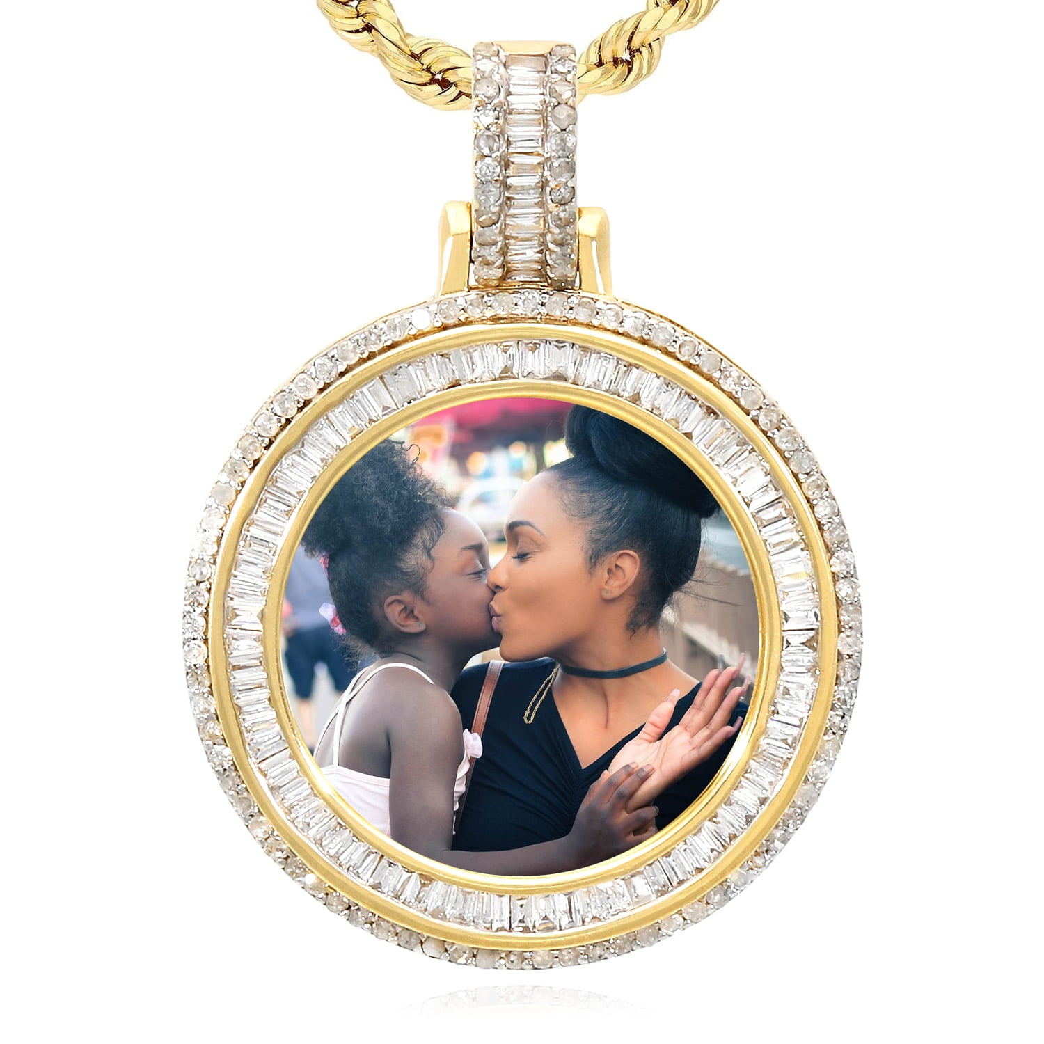 Memory pendant gold deals