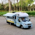 thumbnail image 1 of 1:28 Diecast Luxury RV Recreational Vehicle Car Model Metal Camper Van Motorhome Touring Car Model Sound and Light Kids Toy Gift, 1 of 9