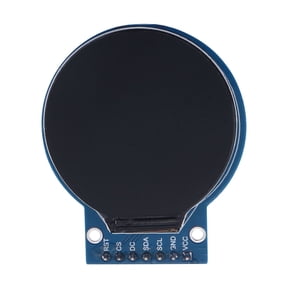1.28 Inch HD IPS Color TFT LCD Display Module Round Board 7 Pins RGB LED Round Screen PCB Board,1 x 1.28 inch HD IPS Color TFT LCD Display Module,As Shown