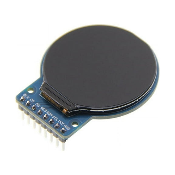 1.28 Inch Ips Full View TFT Display LCD Screen SPI Serial Port Round Screen 240X240 Resolution Color Screen Module