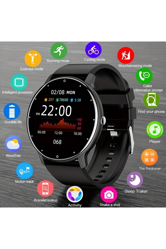 1.28 Inches Screen Smart Watch For Women And Men, Wireless Calling, Music Control, Voice control, Smart Sport Watch With More Than 100+ Sports Modes
