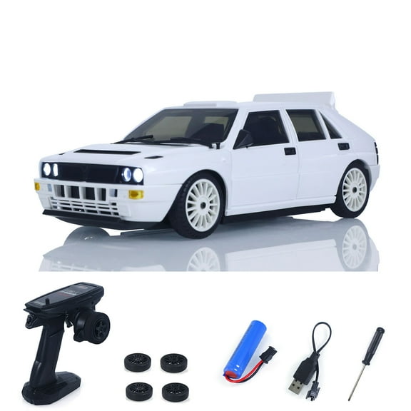 1/28 LDRC Radio Controlled Drift Car 4WD RC Racing Vehicle ESC Servo Battery Light System Motor Protection LD2803 Model Toys