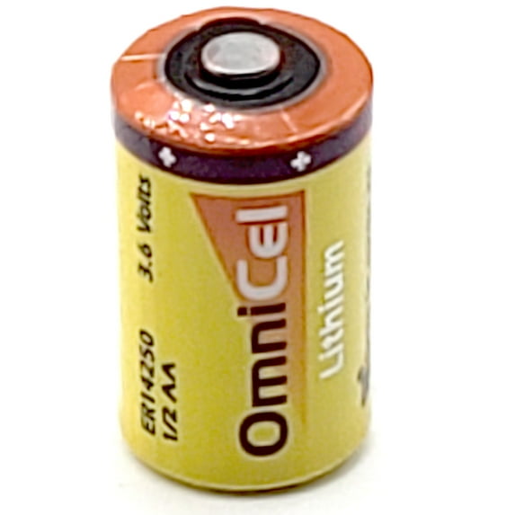 1/2AA 3.6V Lithium Battery for Security & Alarm Systems, GPS, GSM, ARGOS System