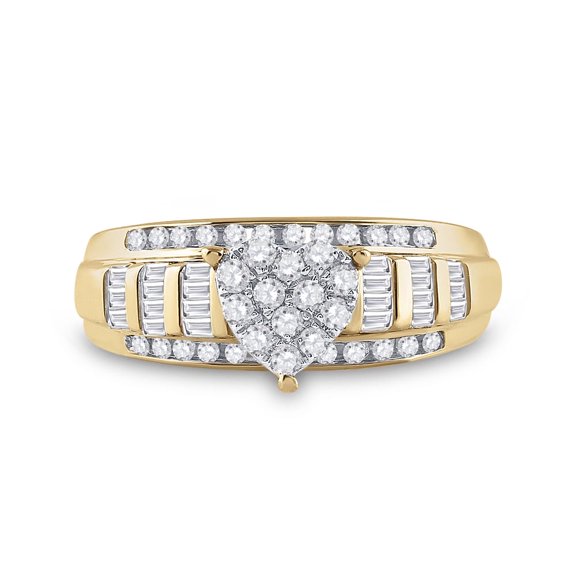 1/2CTW CINDY HEART RING